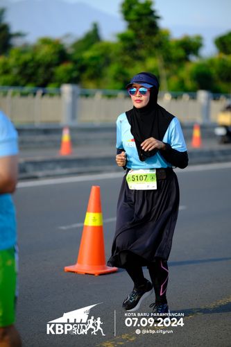 Race photo from KBP City Run 2024