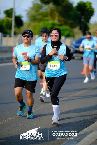 Race photo from KBP City Run 2024