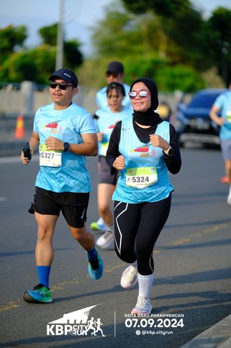 Race photo from KBP City Run 2024