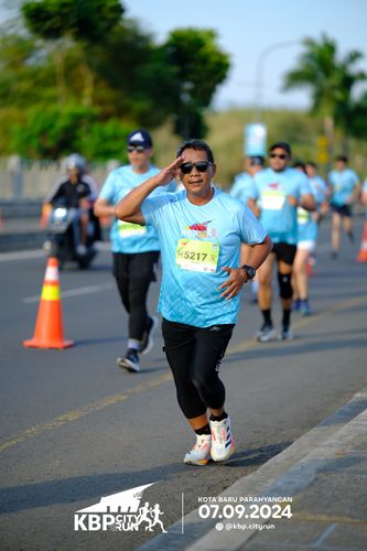 Race photo from KBP City Run 2024