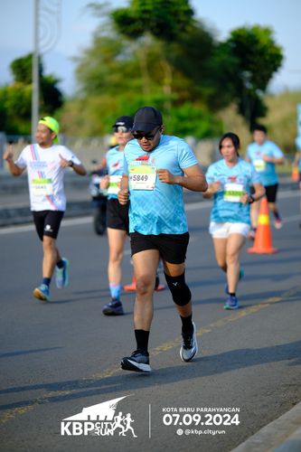 Race photo from KBP City Run 2024