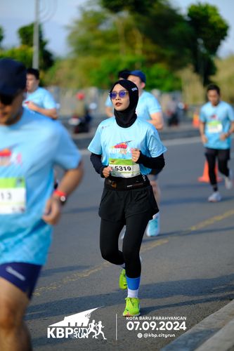 Race photo from KBP City Run 2024