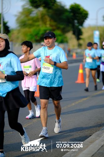 Race photo from KBP City Run 2024