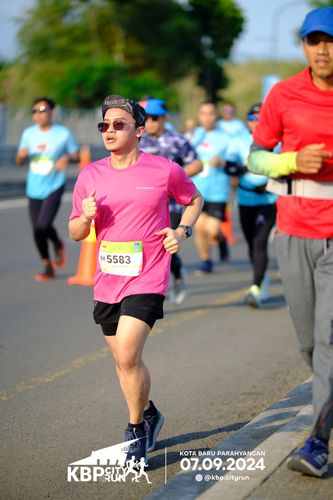 Race photo from KBP City Run 2024