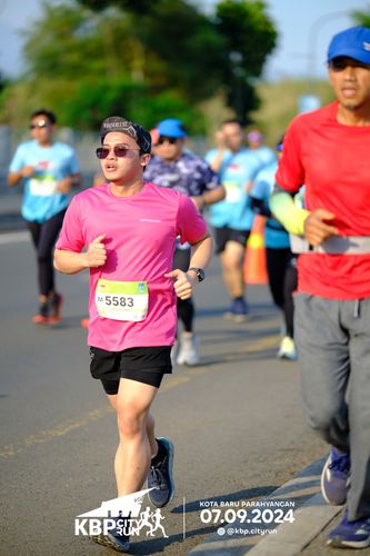Race photo from KBP City Run 2024