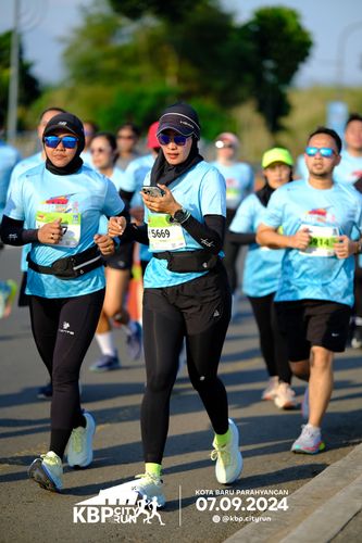 Race photo from KBP City Run 2024
