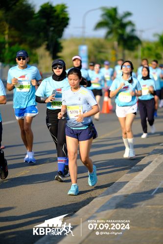 Race photo from KBP City Run 2024