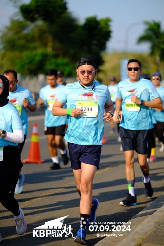 Race photo from KBP City Run 2024