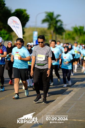 Race photo from KBP City Run 2024