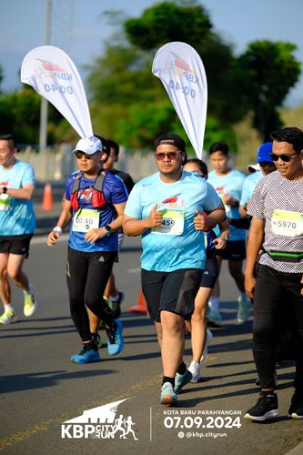 Race photo from KBP City Run 2024