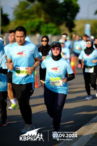 Race photo from KBP City Run 2024