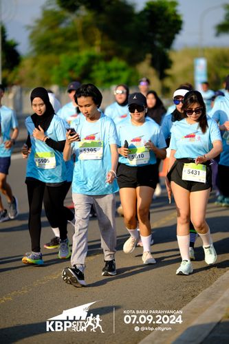 Race photo from KBP City Run 2024
