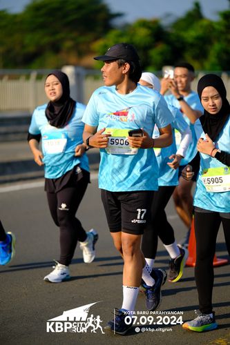 Race photo from KBP City Run 2024