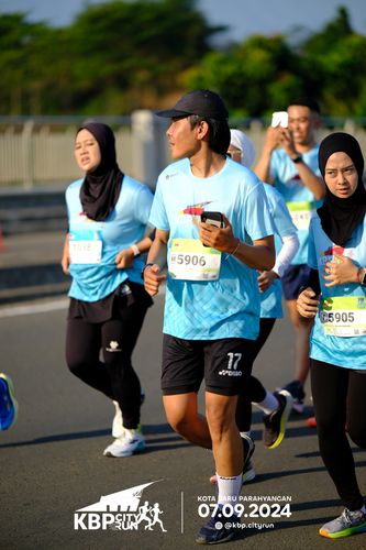 Race photo from KBP City Run 2024