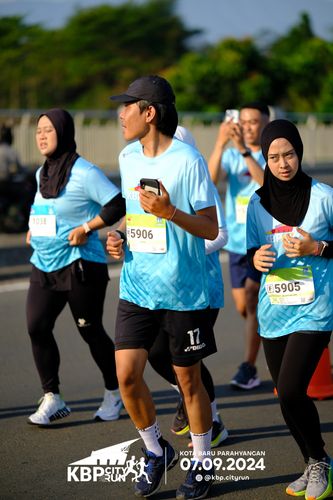 Race photo from KBP City Run 2024