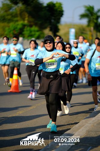 Race photo from KBP City Run 2024