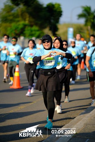 Race photo from KBP City Run 2024