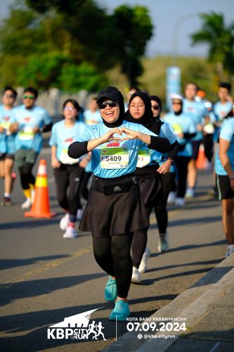 Race photo from KBP City Run 2024