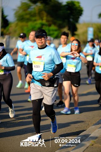 Race photo from KBP City Run 2024