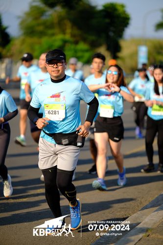 Race photo from KBP City Run 2024