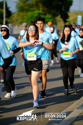 Race photo from KBP City Run 2024