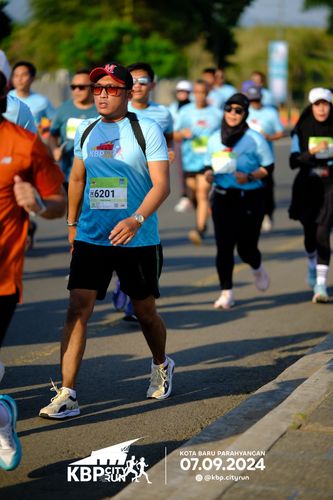 Race photo from KBP City Run 2024
