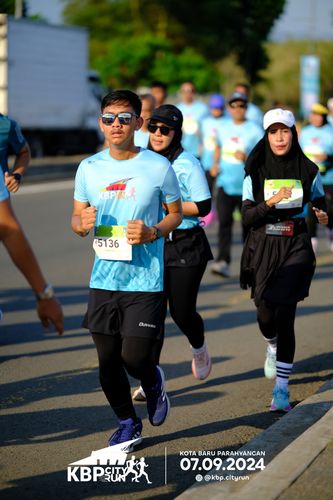 Race photo from KBP City Run 2024