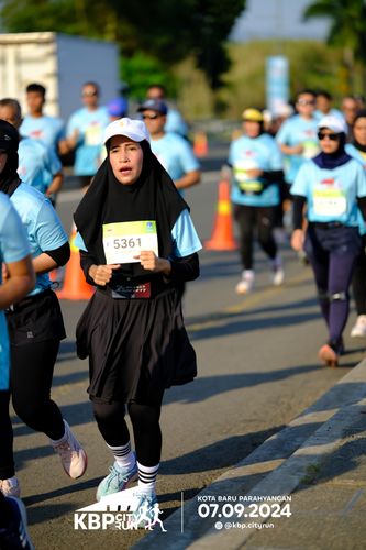 Race photo from KBP City Run 2024