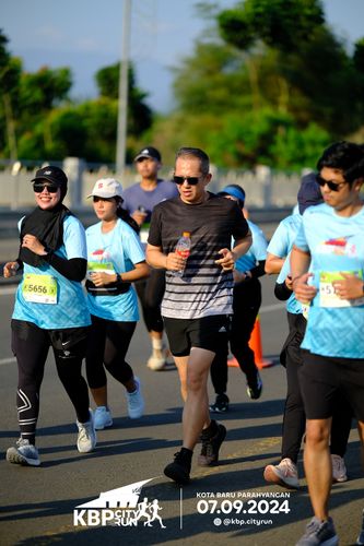 Race photo from KBP City Run 2024