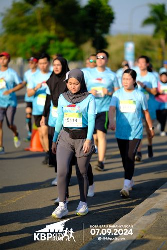 Race photo from KBP City Run 2024