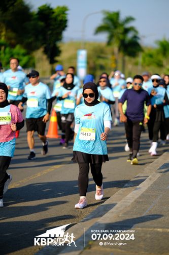 Race photo from KBP City Run 2024