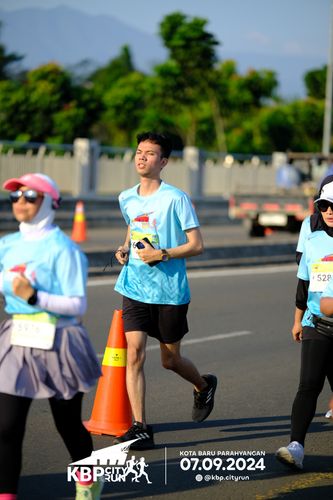 Race photo from KBP City Run 2024