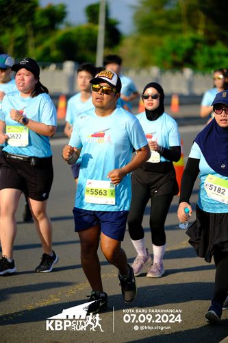 Race photo from KBP City Run 2024