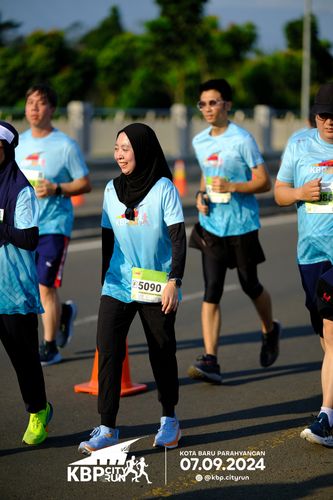 Race photo from KBP City Run 2024