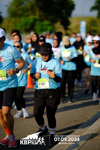 Race photo from KBP City Run 2024