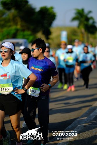 Race photo from KBP City Run 2024