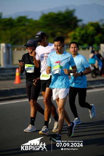 Race photo from KBP City Run 2024
