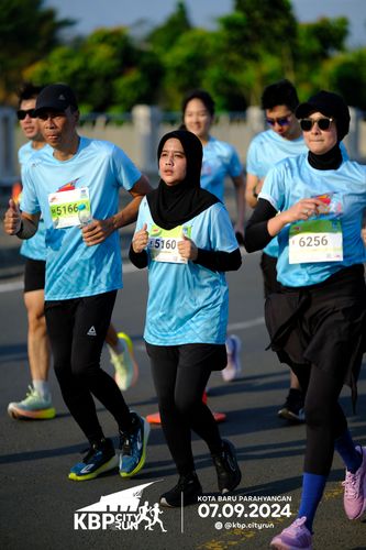 Race photo from KBP City Run 2024