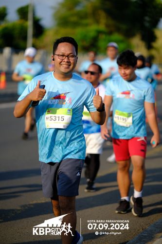 Race photo from KBP City Run 2024