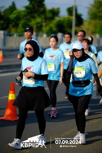 Race photo from KBP City Run 2024