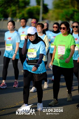 Race photo from KBP City Run 2024