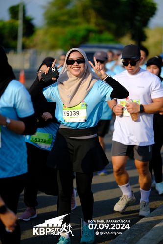 Race photo from KBP City Run 2024