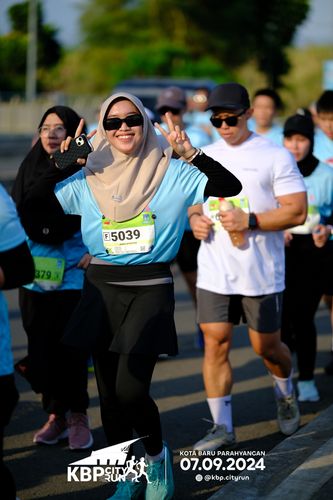 Race photo from KBP City Run 2024