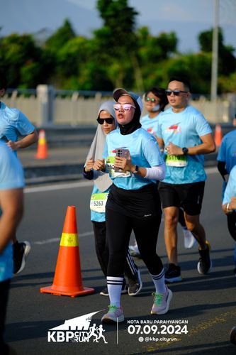 Race photo from KBP City Run 2024