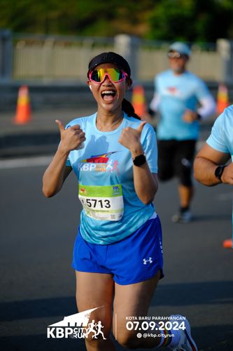 Race photo from KBP City Run 2024