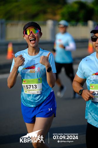 Race photo from KBP City Run 2024