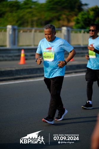 Race photo from KBP City Run 2024