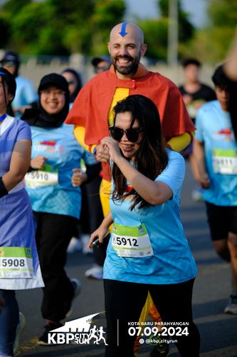 Race photo from KBP City Run 2024