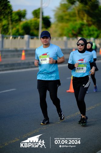 Race photo from KBP City Run 2024