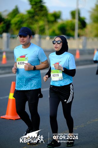 Race photo from KBP City Run 2024